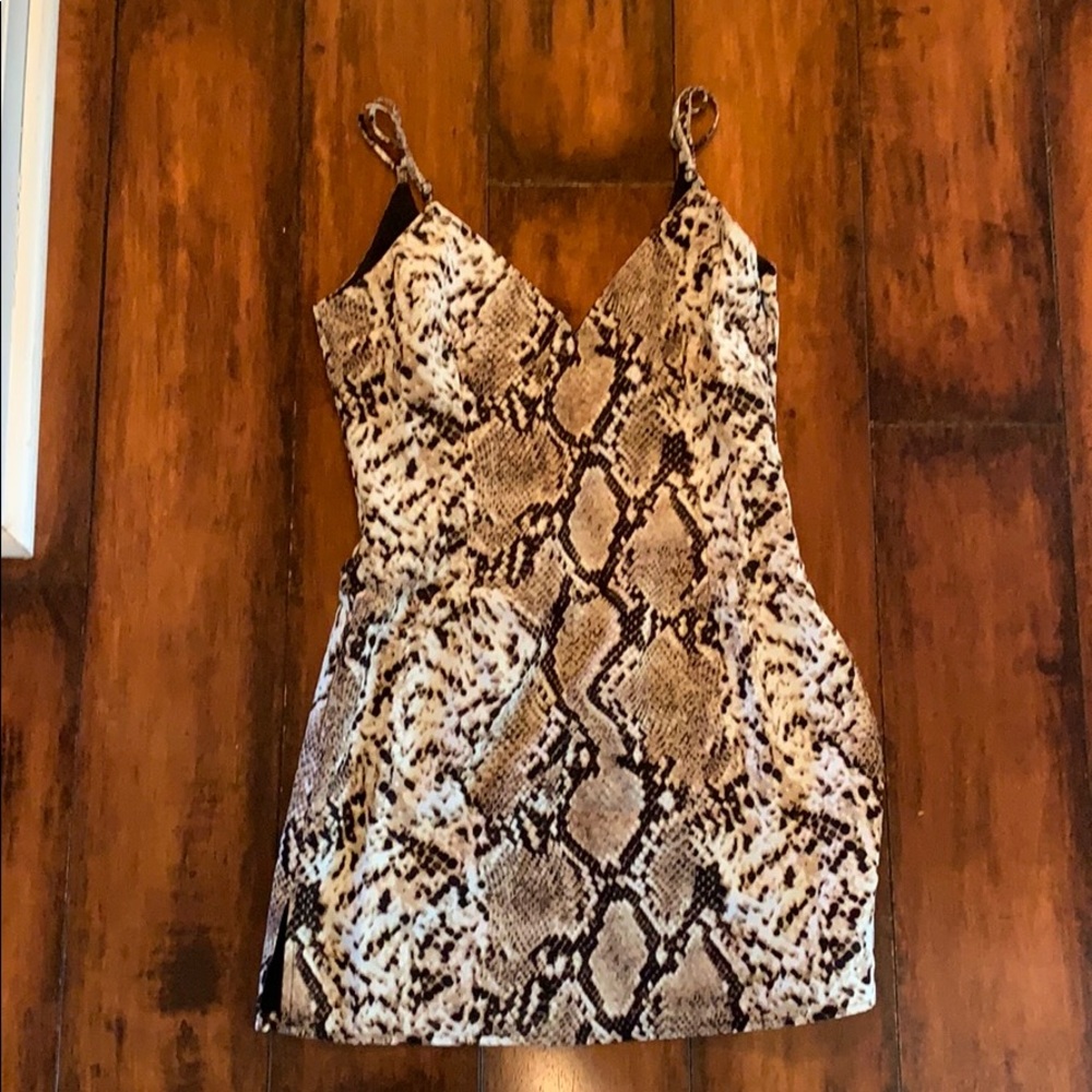Snakeskin dress